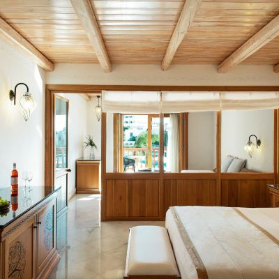 Family Bungalow with Garden View Mitsis Blue Domes Resort & Spa Promo Code