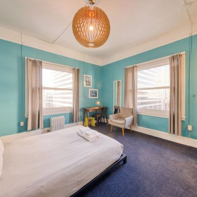 帶獨立衞浴的私人大床房 HI 舊金山市中心青年旅舍優惠