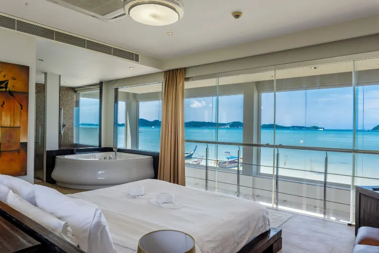 Villa, Patio, Beach View