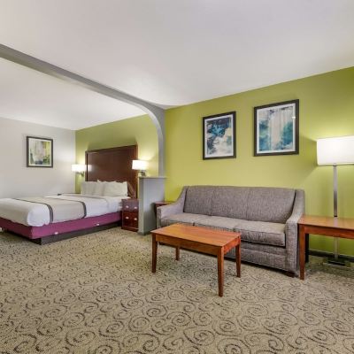 Accessible-Suite King Bed, Mobility Accessible, Roll in Shower, Whirlpool, Sofa, Non-Smoking, Continental Breakfast