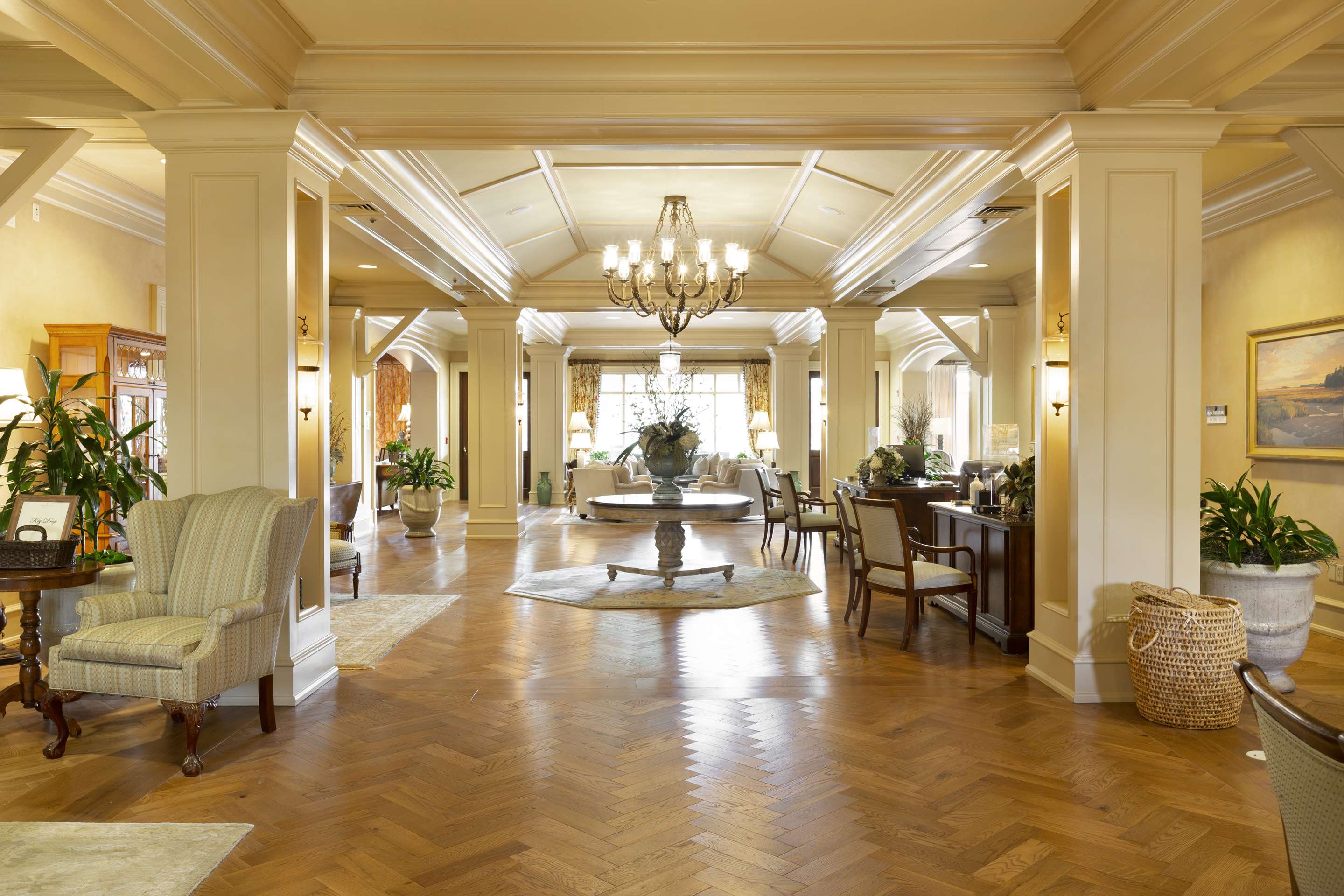 高尔夫球场景特大床间