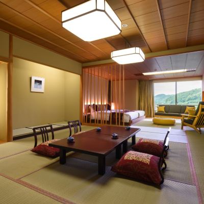 S New[Japanese-Western Style Room]Japanese Style Room 15 Tatami Mats + Twin (Non-Smoking) 6th To 10th Floors[Japanese-Western Room][Non-Smoking]