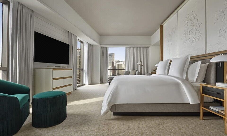 尊貴城景特大床房