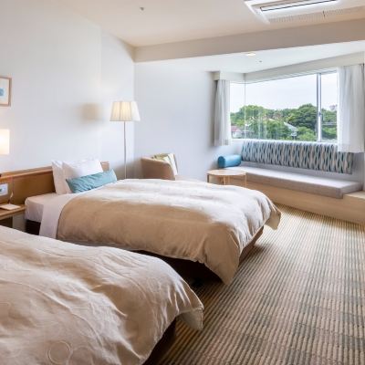 カジュアル ツインルーム(浴室付き、レイクビュー) ホテルハーヴェスト浜名湖 クーポン