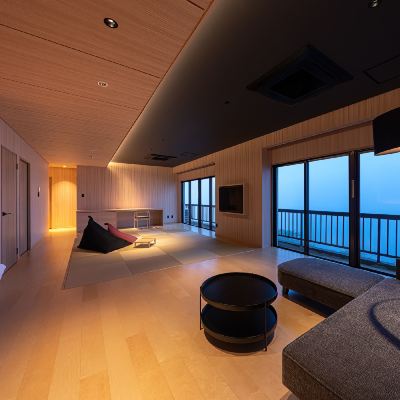 和洋式リバービュールーム(浴室) 全室絶景 筑後平野一望の宿 ビューホテル平成 クーポン