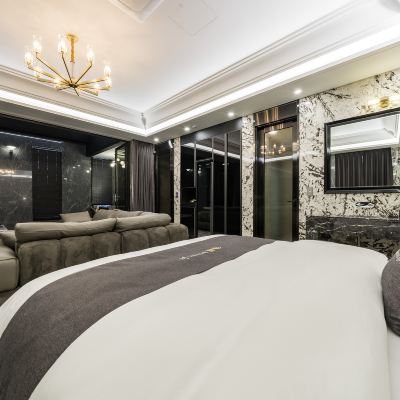 Unmanned Tel Penthouse (Sunroof Terrace) (Kitchen Table, Massage Chair, Whirlpool) Yangju JS Hotel 쿠폰