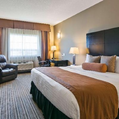 Suite-1 King Bed, Non-Smoking, Larger Room, Pillowtop Bed, Microwave and Refrigerator, Sofabed Best Western Plus Peace River Hotel & Suites Promo Code