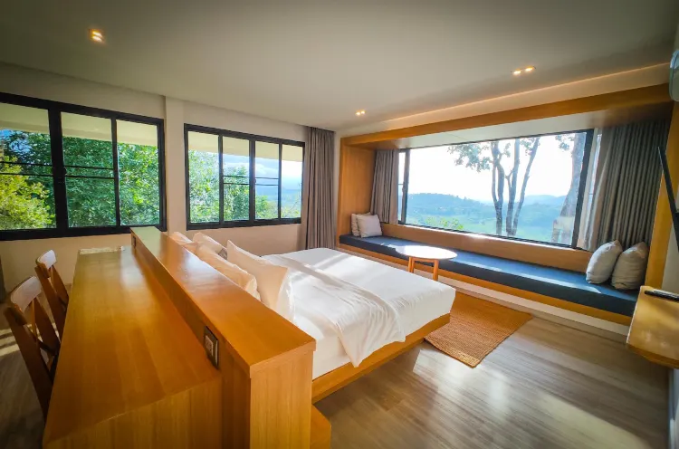 ห้องพักสำหรับครอบครัวพร้อมวิวภูเขา
