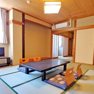 Corner Room, Valley Side [10 Tatami + 6 Tatami] [Japanese Room] [Non-Smoking] [Mountain View] 伊東園ホテル尾瀬老神　山楽荘 クーポン