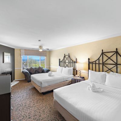 豪華房，2張大床，壁爐，部分海景 聖西蒙摩根酒店優惠