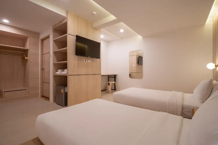 ห้องสตูดิโอ เตียงเดี่ยว 2 เตียง