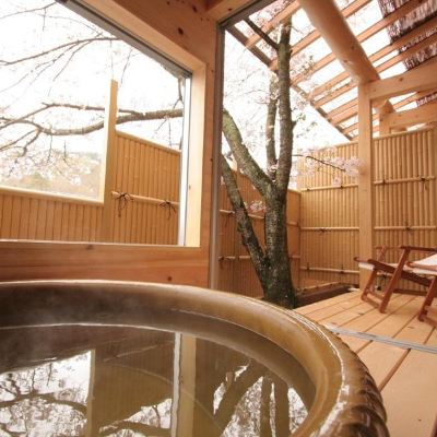 露天風呂付和室 中尾山温泉　松仙閣 クーポン