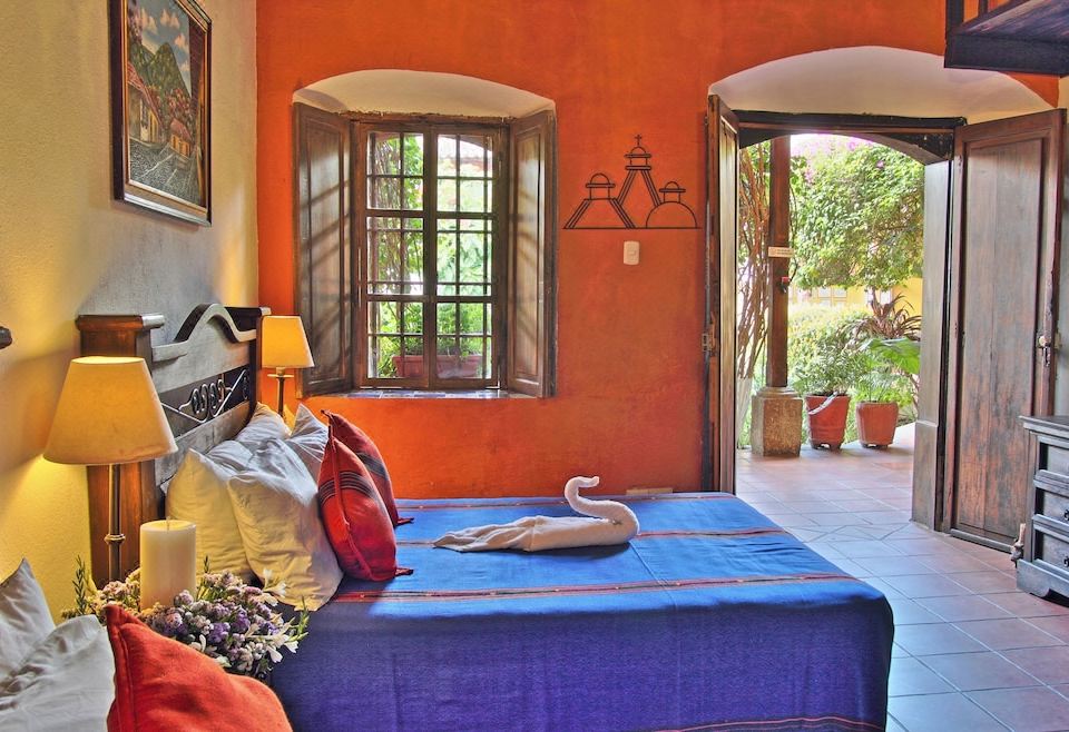 Comfort Double Room, Private Bathroom, Courtyard Area