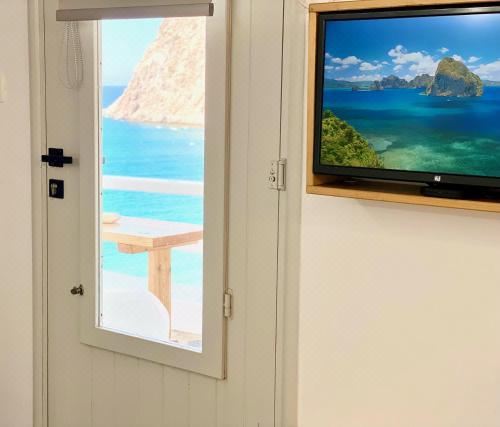 带海景的双人房