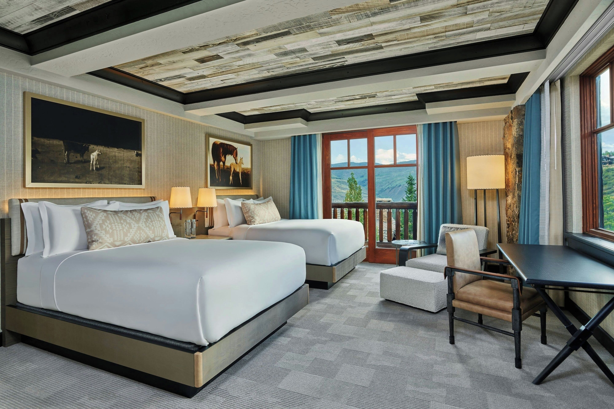 两张双人床房（可使用俱乐部）