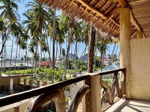 带阳台的双床房