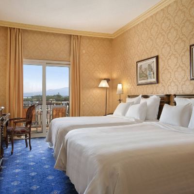 Deluxe Top Floor, Guest Room, 2 Twin, Partial Sea View RG Naxos Hotel Promo Code
