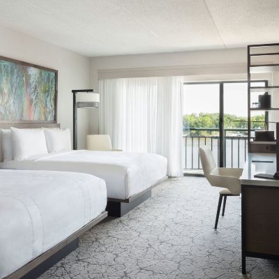 Concierge Lounge Access, Guest Room, 2 Queen, Riverfront Marriott Savannah Riverfront Promo Code