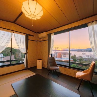 和洋式コーナーオーシャンビュールーム(浴室) 伊勢志摩　情景の宿　あづま クーポン