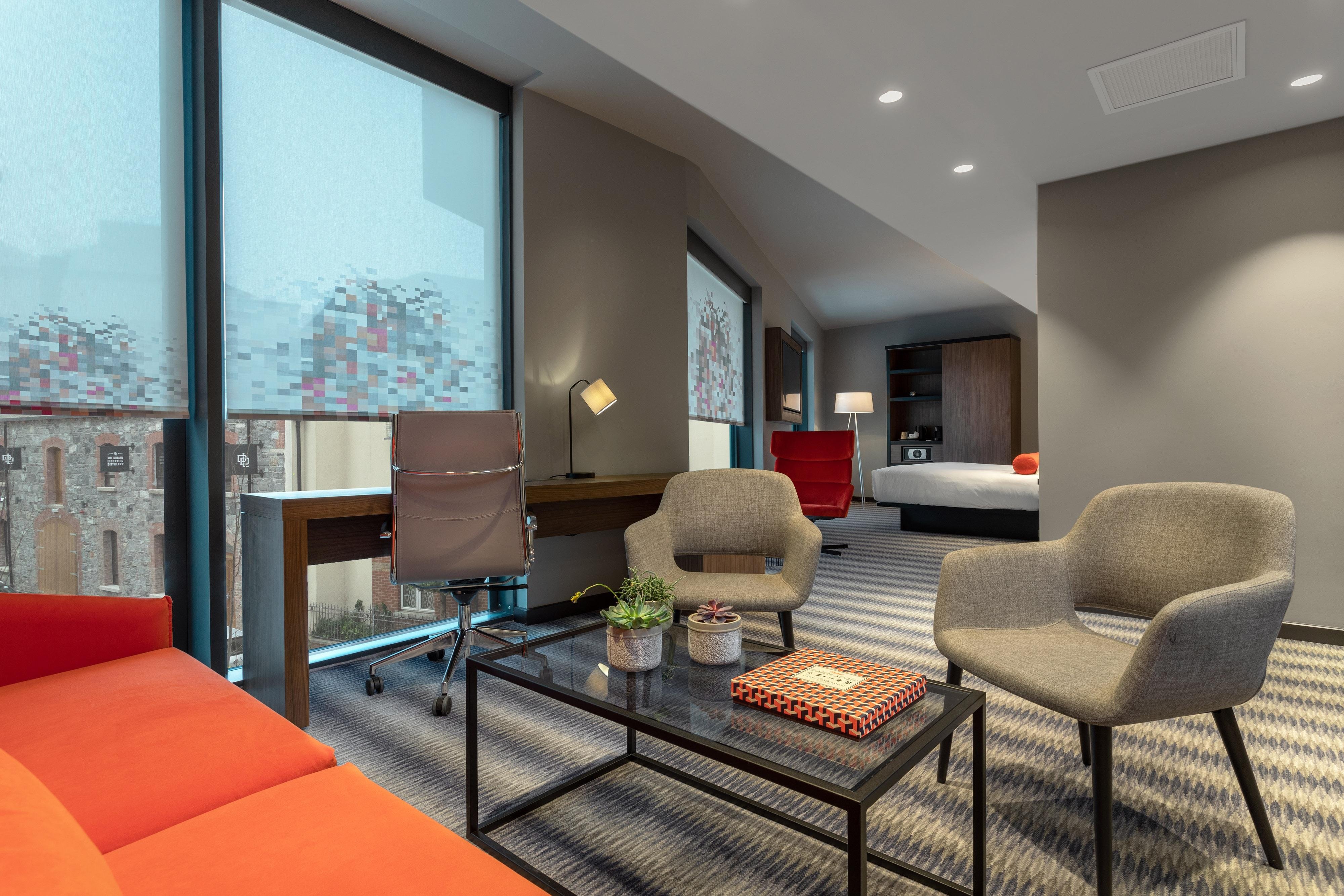 城市aloft套房，1卧室套房，1张特大床