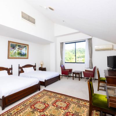 デラックス、ツインバス付き、山の景色 グランパスリゾート白浜 クーポン