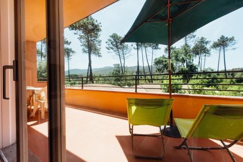 带阳台的豪华两卧室公寓