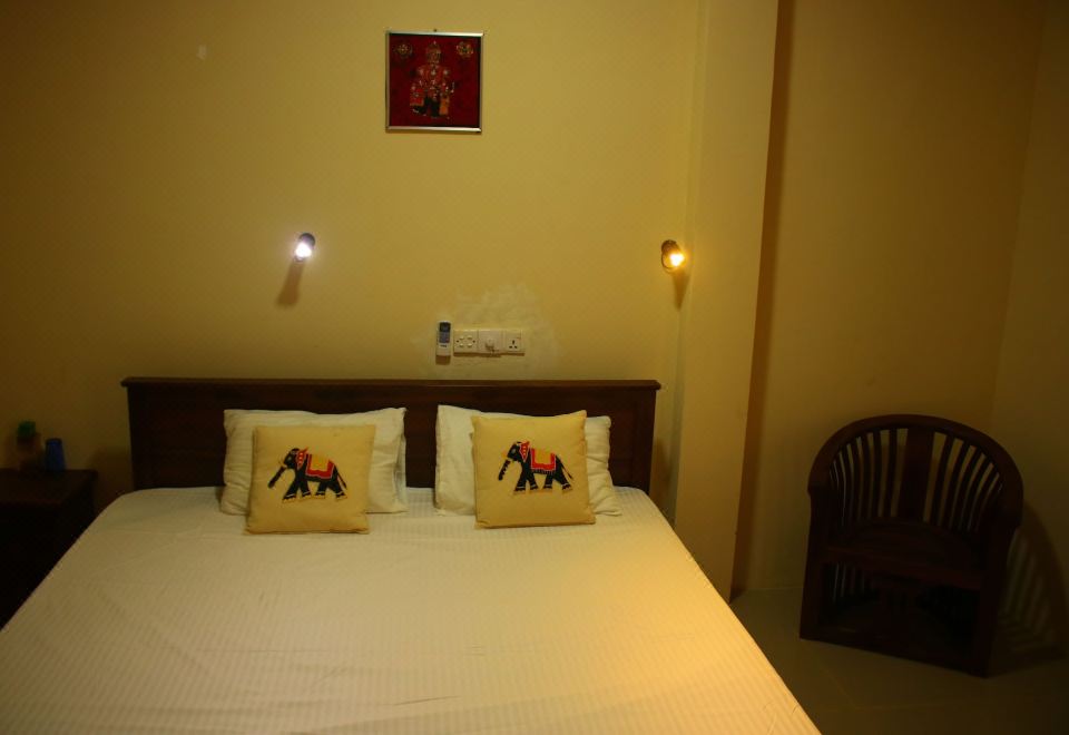 带阳台和园景的双人间