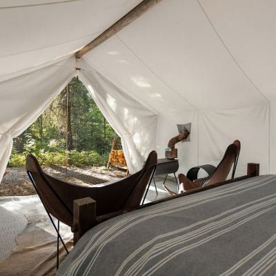 Safari Tent with Shared Bathroom Under Canvas Glacier Promo Code