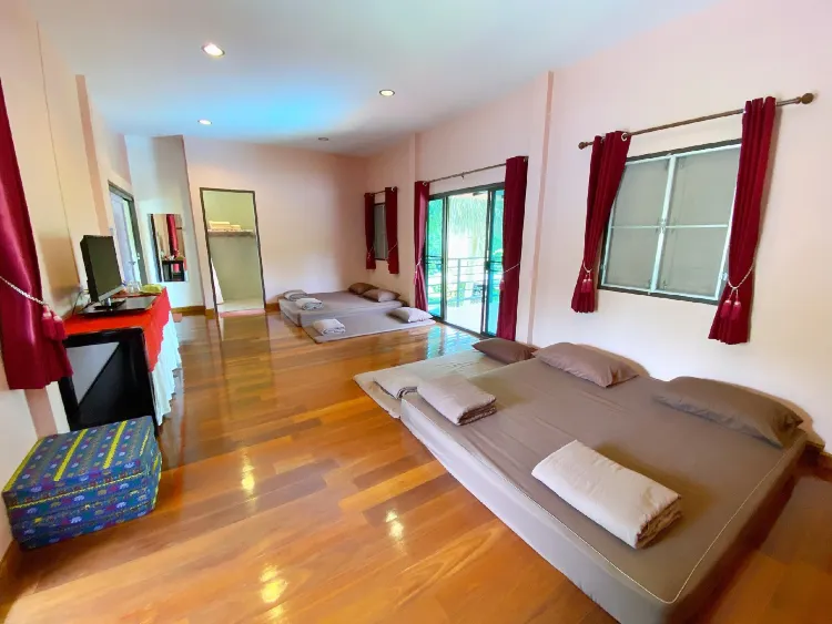 Family Suite With Balcony And Garden View