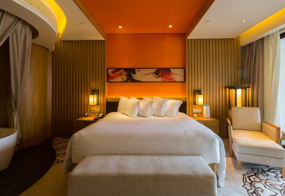 御璟大床房（圓形浴缸·落地窗·獨立陽台）