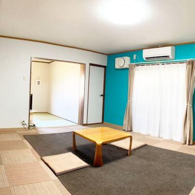 103 12 Tatami Western-Style Room + 3 Tatami Japanese-Style Room [for 2 Guests] [Japanese-Western Room] [Non-Smoking] シーサイドペンションプチ白浜 クーポン