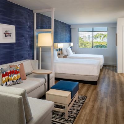 Two Double Beds High Floor (with Sofa Bed) Hyatt Place Fort Lauderdale Cruise Port Promo Code