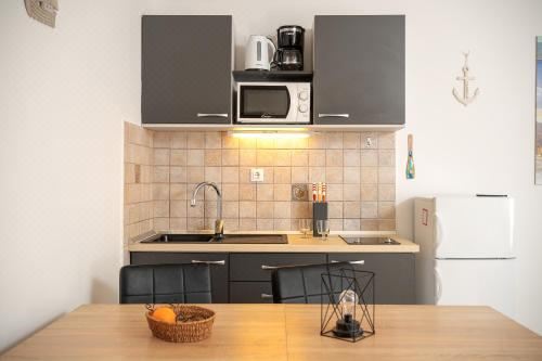 高级一卧室带阳台公寓