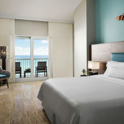 One-Bedroom Master Suite with 1 King Bed and Ocean View and Balcony The Westin Cancun Resort Villas & Spa Promo Code