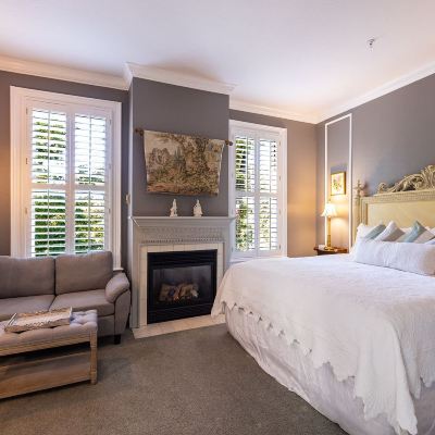 Room, 1 King Bed, Fireplace (Simeon's Quarters) The Napa Inn Promo Code
