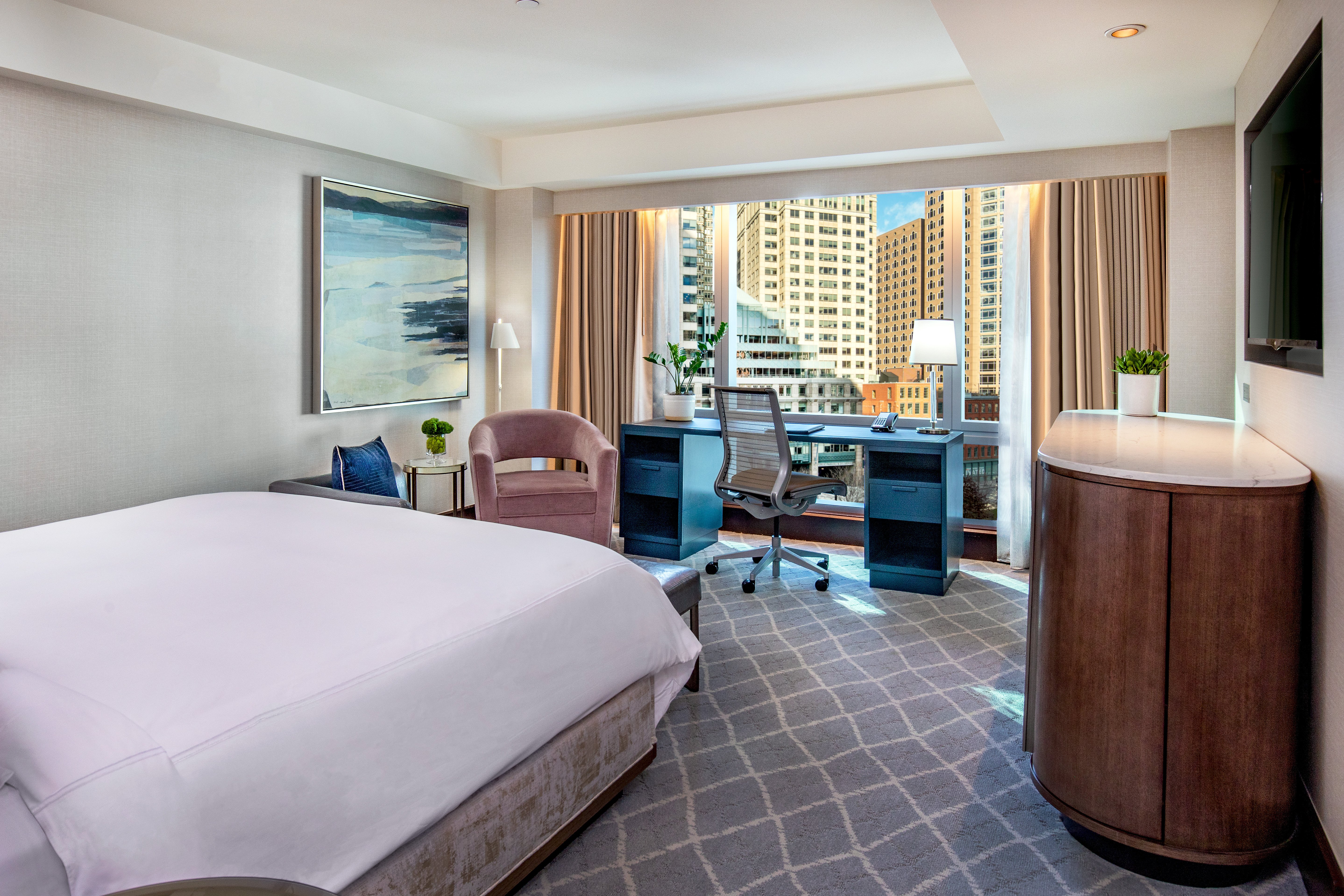 听力无障碍绿道景经典特大床房