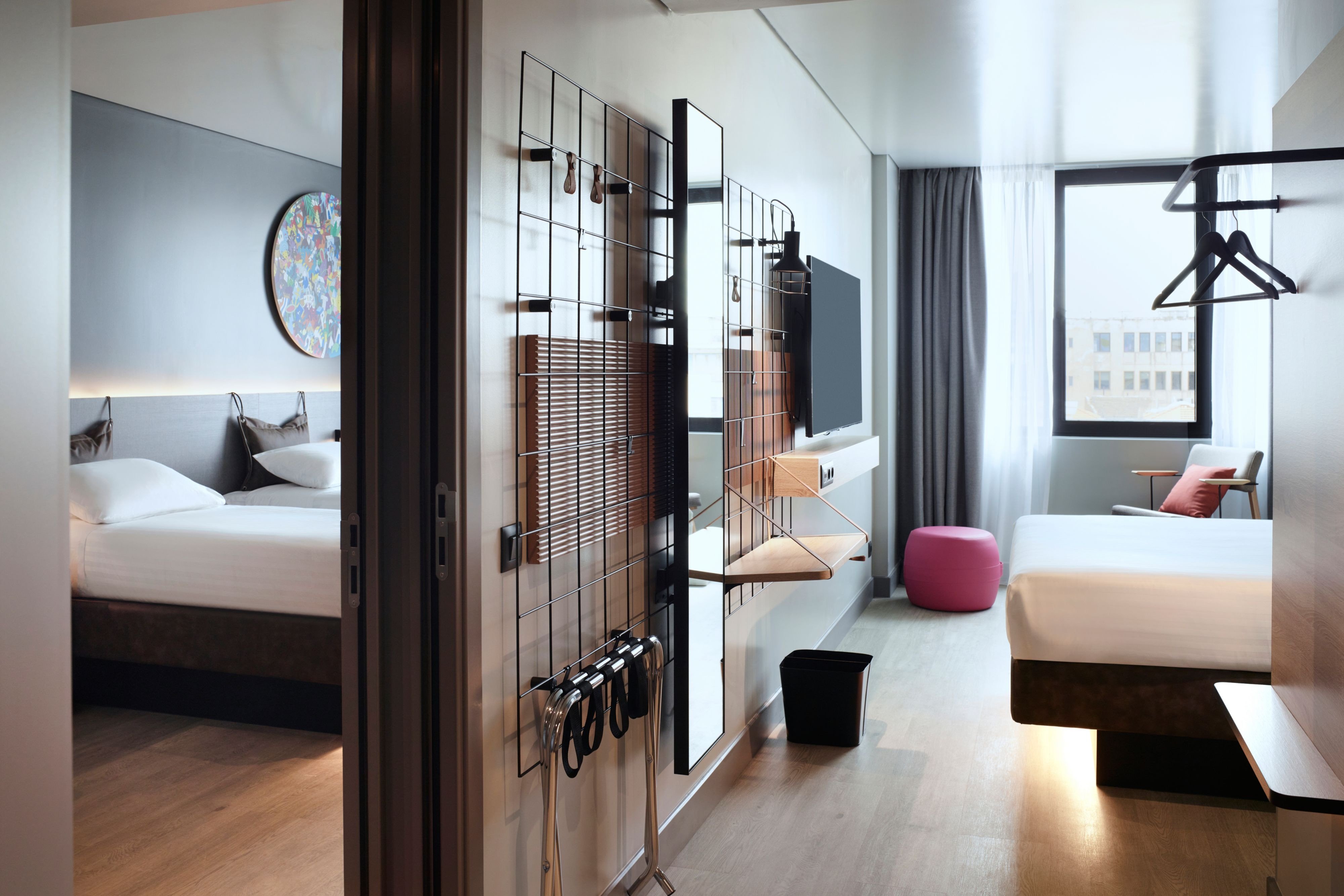 有限景觀後台大床房