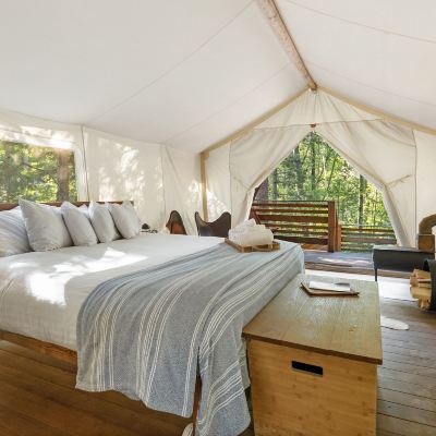 Deluxe Tent with Private Bathroom Under Canvas Glacier Promo Code
