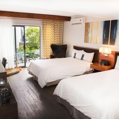 Standard Double Room, 2 Double Beds, Patio, Ground Floor Pet Friendly Qualicum Beach Inn Promo Code