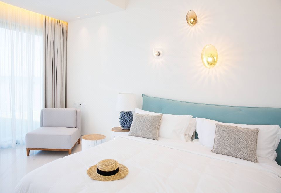 閣套房花園v，1臥室兩室套房，1特大床