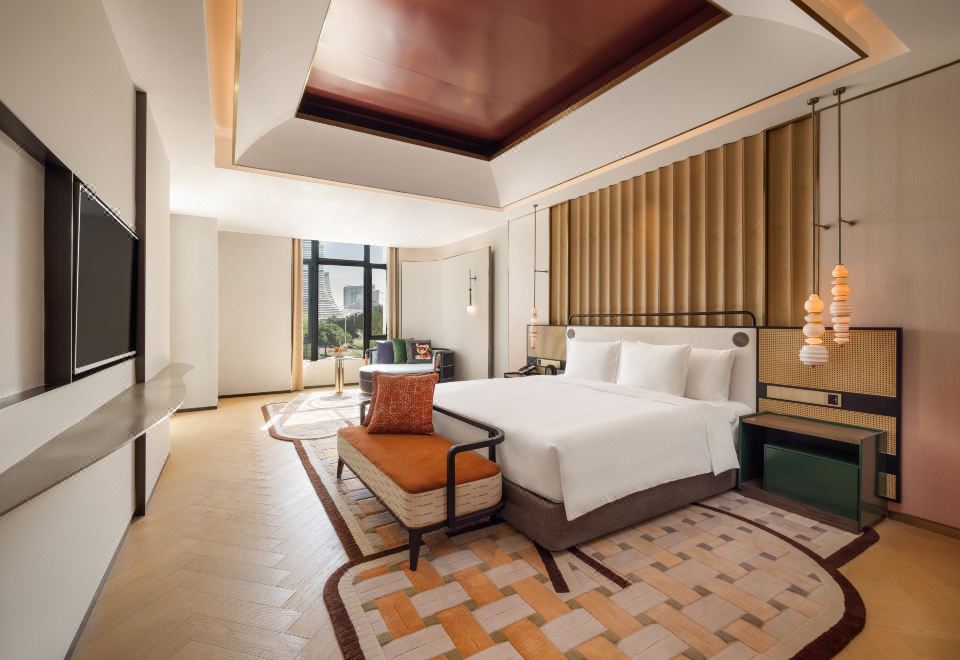 英迪格套房【单卧带客厅、起居室、厨房和书房】