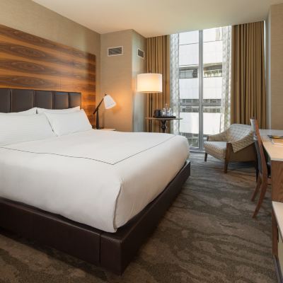 聽力無障礙城景特大床房 格芮精選波特蘭特希爾頓酒店優惠