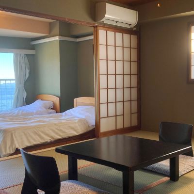 別館和洋混合風呂付き、海の眺望 伊東園ホテル熱川 クーポン