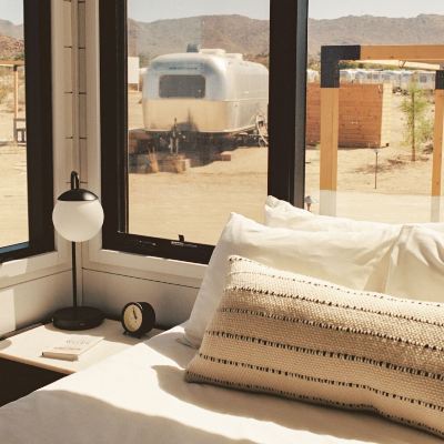Vista Airstream Outdoor Shower Suite AutoCamp Joshua Tree Promo Code