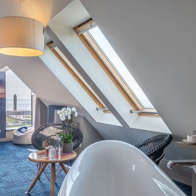 Deluxe Queen Room with Ocean View Hostellerie Pointe St-Mathieu,The Originals Relais Promo Code