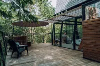 Silvery Bungalows en El Bosque Hotéis em 