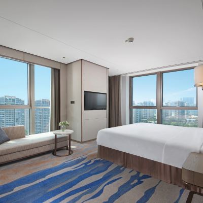 豪華大床房（觀鷺島城市風情） 廈門宸洲海景洲際酒店優惠