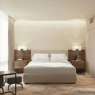 行政一卧室套房， 帶一張特大床， 陽台和可使用俱樂部休息室 里斯本萬豪酒店優惠