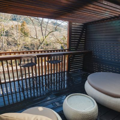 Terrace With Open-Air Bath [Japanese Room] [Non-Smoking] [Mountain View] 大人の隠れ癒し宿　秩父長瀞　花湯　別邸 クーポン