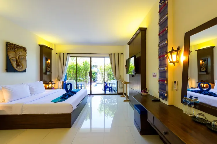 ห้องดีลักซ์เตียงใหญ่